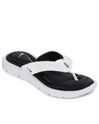 Nike Comfort Thong Sandals White Black 110