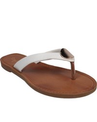 Westbuitti Kendal 01 White Thong Sandals