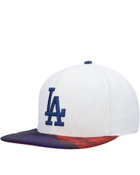 PRO STANDARD White Los Angeles Dodgers Dip Dye Snapback Hat At Nordstrom