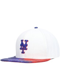 PRO STANDARD White New York Mets Dip Dye Snapback Hat At Nordstrom