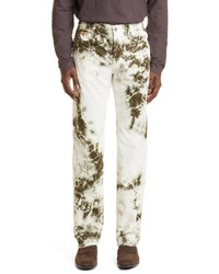 Massimo Alba Kaleidoscope Tie Dye Corduroy Trousers In Military At Nordstrom