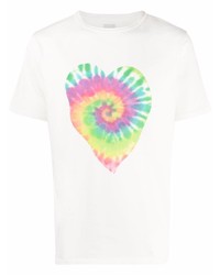 Paul Smith Heart Tie Dye Print T Shirt