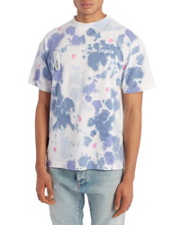 Palm Angels Security Tag Tie Dye Logo T Shirt