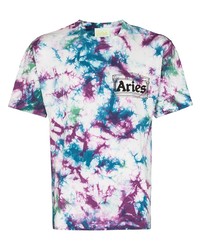 Aries Temple Tie Dye T Shirt