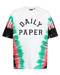 Daily Paper Tie Dye Logo Print T Shirt