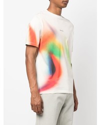 Paul Smith Tie Dye Print Logo T Shirt