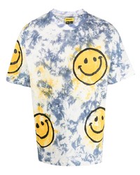 MARKET Tie Dye Smile Print T Shirt