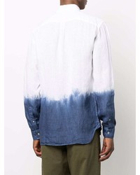 120% Lino Tie Dye Print Shirt