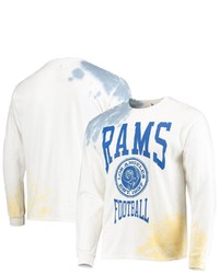 Junk Food Cream Los Angeles Rams Tie Dye Long Sleeve T Shirt At Nordstrom