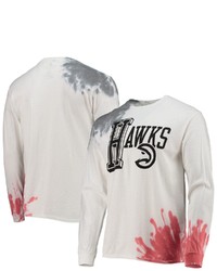 Junk Food White Atlanta Hawks Tie Dye Long Sleeve T Shirt At Nordstrom