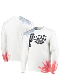 Junk Food White New Orleans Pelicans Tie Dye Long Sleeve T Shirt At Nordstrom
