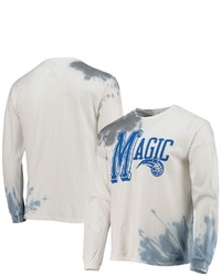 Junk Food White Orlando Magic Tie Dye Long Sleeve T Shirt