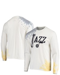 Junk Food White Utah Jazz Tie Dye Long Sleeve T Shirt At Nordstrom