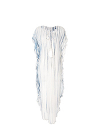 White Tie-Dye Maxi Dress