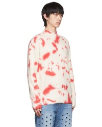 We11done Off White Tie Dye Sweater