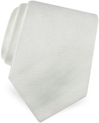 Forzieri Gold Line Solid Classic Woven Silk Tie