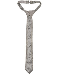 Kara Silver Crystal Mesh Tie