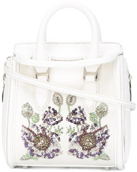 Alexander McQueen Heroine Floral Embroidered Tote