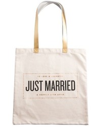 Rosanna Just Married Tote White