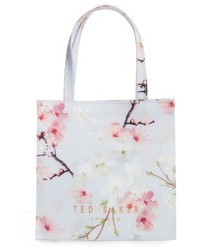 Ted Baker London Cherry Blossom Small Icon Tote Grey