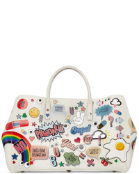 Anya Hindmarch Off White All Over Stickers Maxi Ebury Tote