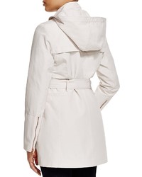 Vince Camuto Asymmetric Zip Front Trench Coat