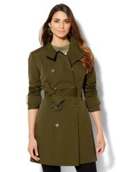 New York & Co. Double Breasted Trench Coat