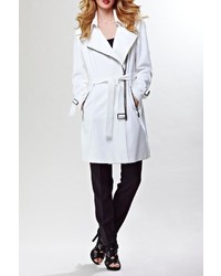 Insight Nyc Belted White Trenchcoat