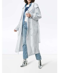 Unravel Project Silk Trench Coat