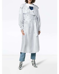 Unravel Project Silk Trench Coat