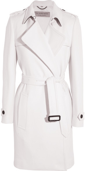 Burberry Trench White, | NET-A-PORTER.COM | Lookastic