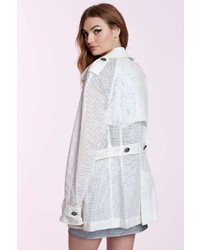 Chanel Vintage Milie Perforated Trench Coat