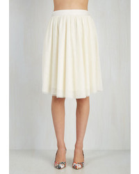 Lavia Fashion Gart Company Tulle Of The Trade Skirt In Blanc