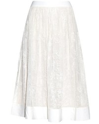 Vanessa Bruno Ath Dolene Embroidered Tulle Skirt