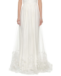 Theia Ava Embroidered Overskirt