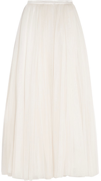 white tulle maxi skirt,www.hotelsobrado.com