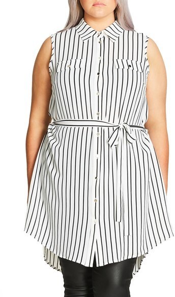 City Chic Plus Size Lunch Date Tunic, $79, Nordstrom