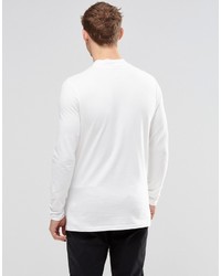 Asos Brand Muscle Long Sleeve T Shirt With Turtleneck