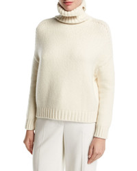 Loro Piana Cashmere Blend Turtleneck Pullover Sweater