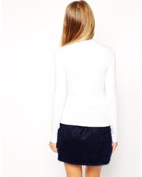 Asos Collection Petite Top With Turtleneck And Long Sleeves
