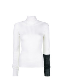Circus Hotel Contrast Sleeve Detail Jumper