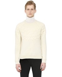 Neil Barrett Embossed Wool Cotton Sweater