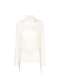 P.A.R.O.S.H. Fringed Turtle Neck Sweater