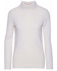 Iris Ink Dolores Ribbed Knit Cashmere Turtleneck Sweater