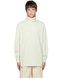 Lemaire Off White High Collar Sweatshirt