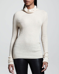 The Row Ribbed Turtleneck Sweater