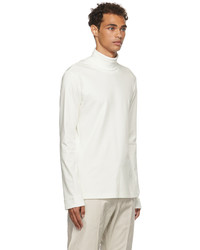 Cornerstone White Cotton Turtleneck