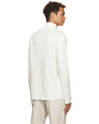 Cornerstone White Cotton Turtleneck