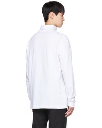 1017 Alyx 9Sm White Roll Neck Long Sleeve T Shirt