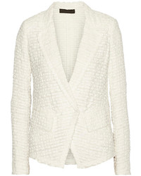 Donna Karan Linen And Cotton Blend Tweed Jacket